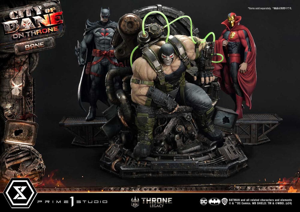 DC Comics Throne Legacy Collection Statue 1/4 Batman Bane on Throne 61 cm - Preorder - ETA Ende 11.2025