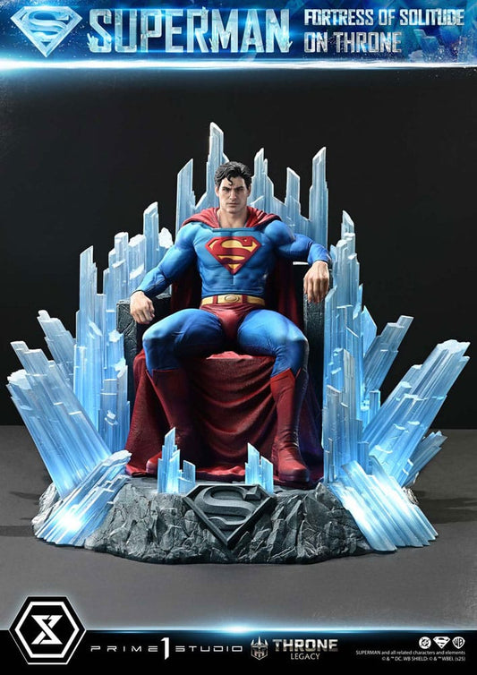 DC Comics Throne Legacy Collection Statue 1/4 Superman Fortress of Solitude on Throne (Design by Gabriele Dell'Otto) 52 cm - Preorder - ETA: 25.03.2027