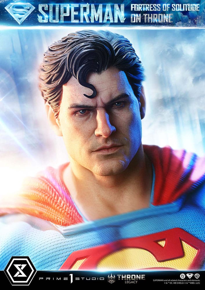 DC Comics Throne Legacy Collection Statue 1/4 Superman Fortress of Solitude on Throne (Design by Gabriele Dell'Otto) 52 cm - Preorder - ETA: 25.03.2027