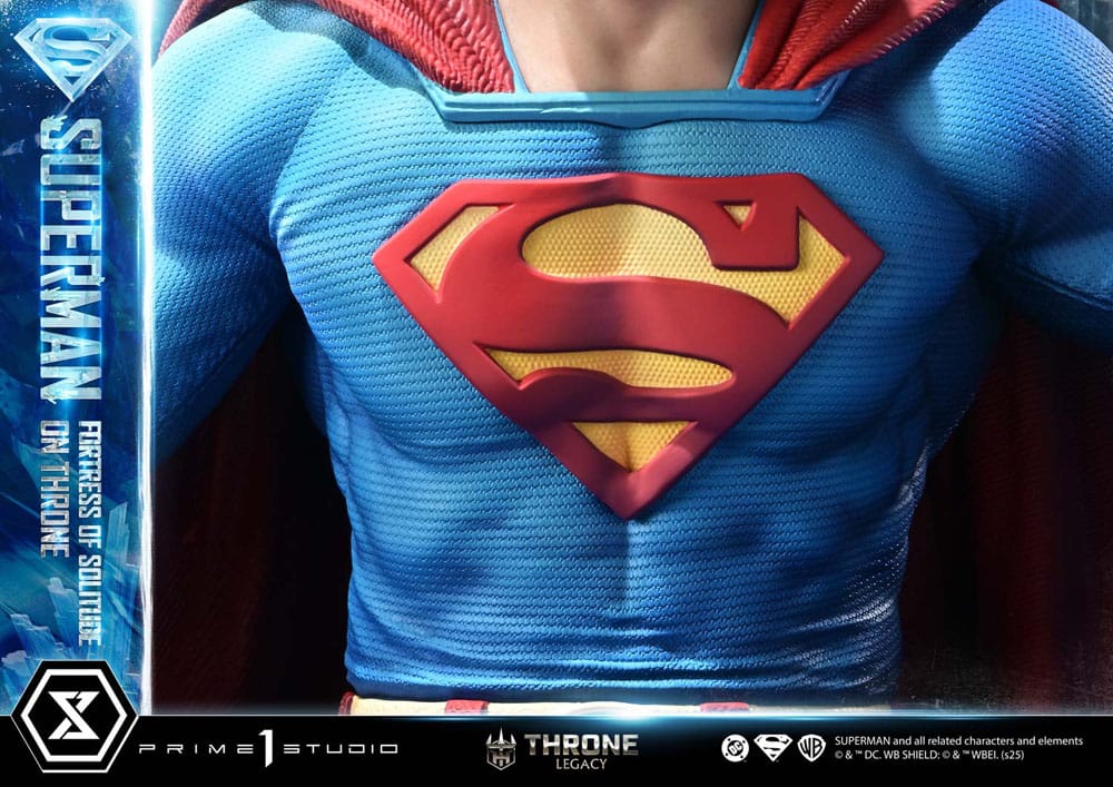 DC Comics Throne Legacy Collection Statue 1/4 Superman Fortress of Solitude on Throne (Design by Gabriele Dell'Otto) 52 cm - Preorder - ETA: 25.03.2027