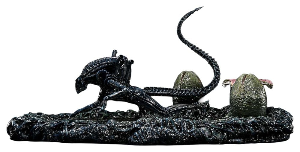 Aliens (Film) Ultimate Diorama Masterline Statue Warrior Xenomorph for Queen Alien 23 cm - Preorder - ETA: 25.04.2028