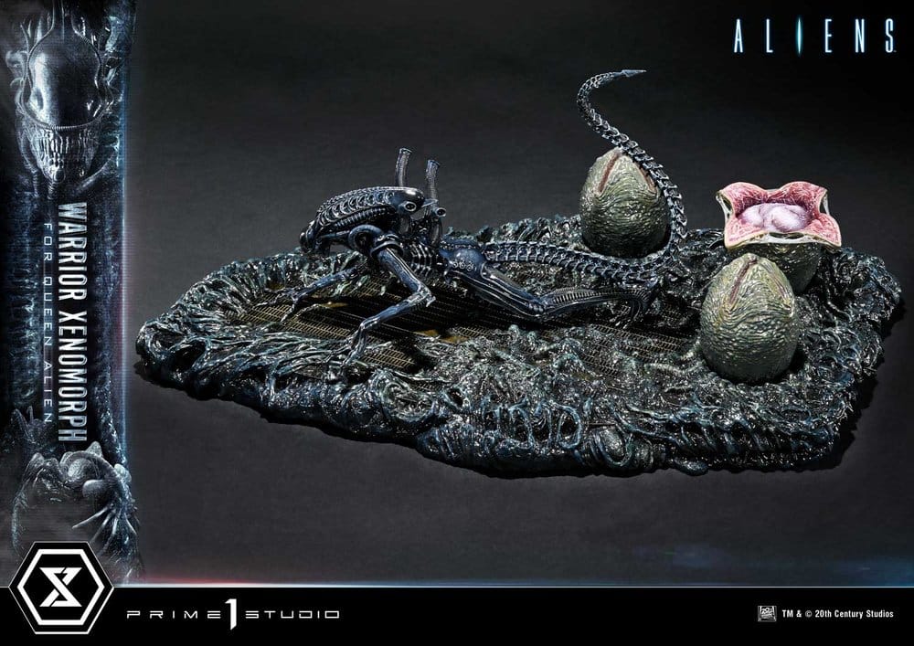 Aliens (Film) Ultimate Diorama Masterline Statue Warrior Xenomorph for Queen Alien 23 cm - Preorder - ETA: 25.04.2028