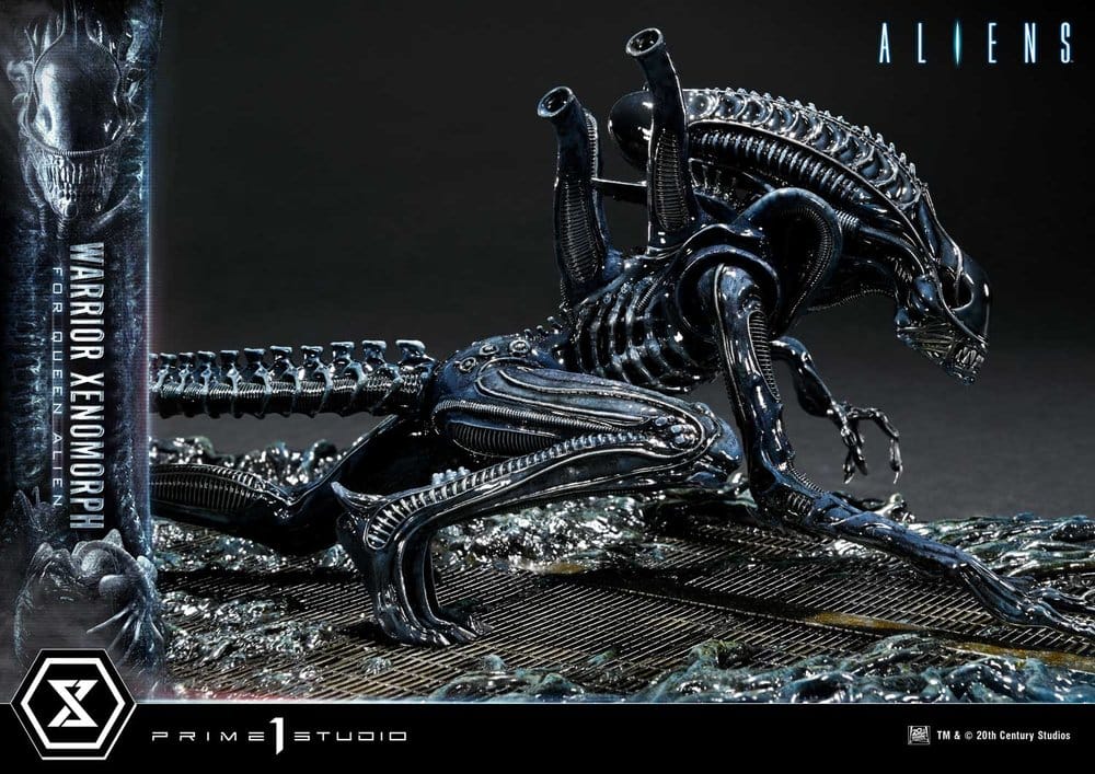 Aliens (Film) Ultimate Diorama Masterline Statue Warrior Xenomorph for Queen Alien 23 cm - Preorder - ETA: 25.04.2028