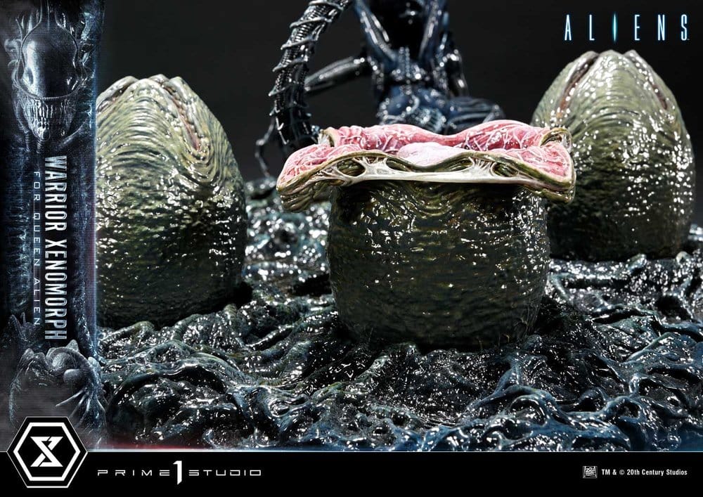 Aliens (Film) Ultimate Diorama Masterline Statue Warrior Xenomorph for Queen Alien 23 cm - Preorder - ETA: 25.04.2028