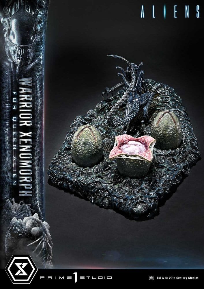 Aliens (Film) Ultimate Diorama Masterline Statue Warrior Xenomorph for Queen Alien 23 cm - Preorder - ETA: 25.04.2028