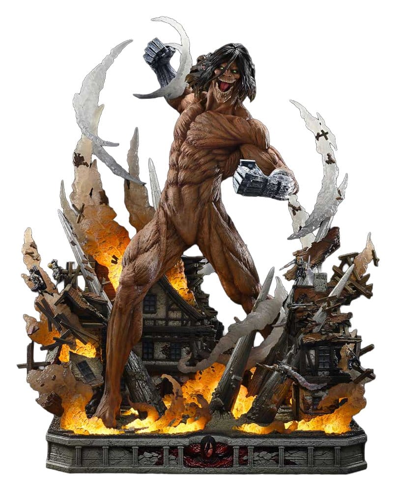 Attack on Titan (TV animation) Ultimate Diorama Masterline Statue Eren Yeager Attack Titan 81 cm - Preorder - ETA: 25.01.2028