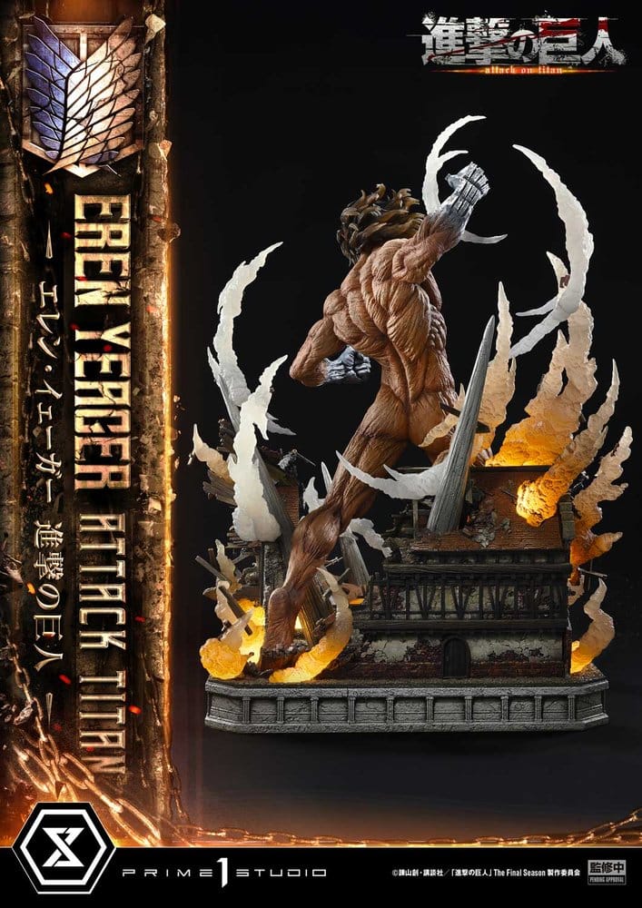 Attack on Titan (TV animation) Ultimate Diorama Masterline Statue Eren Yeager Attack Titan 81 cm - Preorder - ETA: 25.01.2028