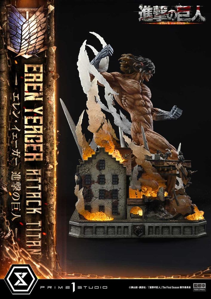 Attack on Titan (TV animation) Ultimate Diorama Masterline Statue Eren Yeager Attack Titan 81 cm - Preorder - ETA: 25.01.2028