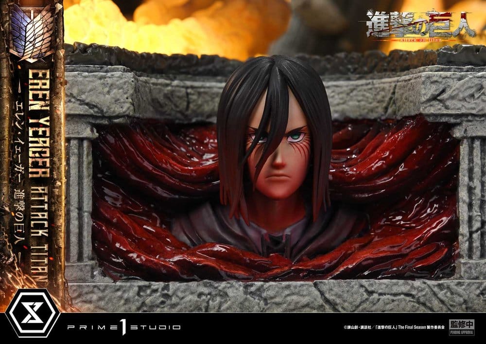 Attack on Titan (TV animation) Ultimate Diorama Masterline Statue Eren Yeager Attack Titan 81 cm - Preorder - ETA: 25.01.2028