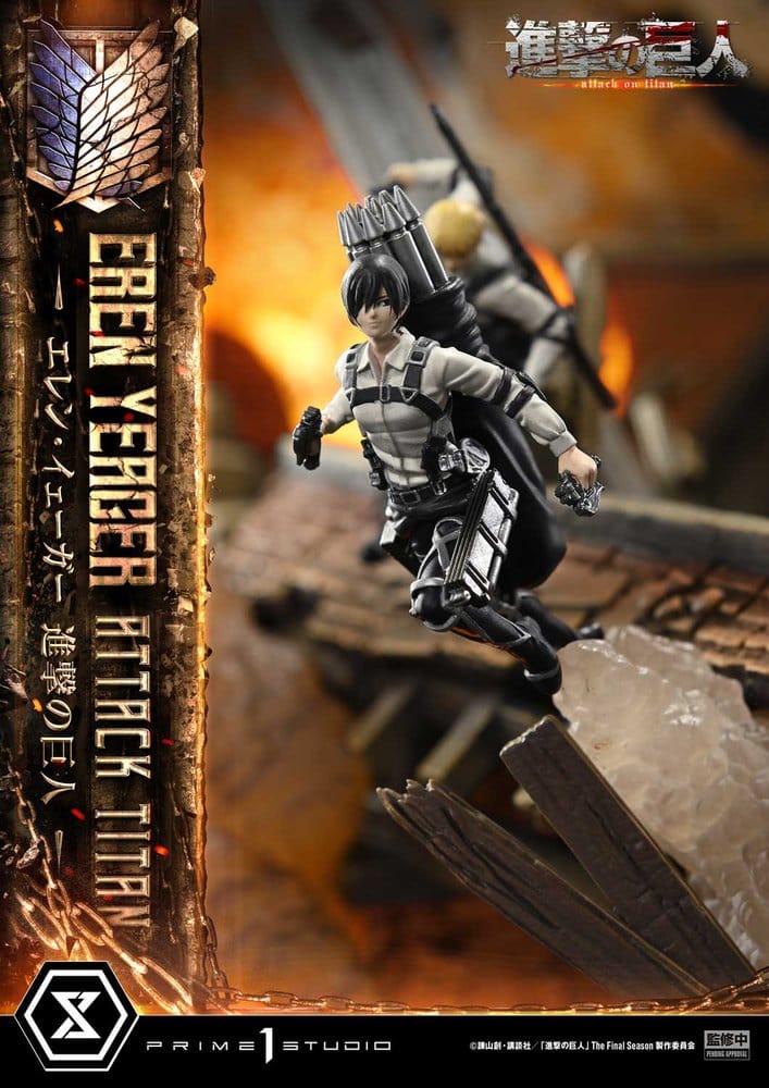 Attack on Titan (TV animation) Ultimate Diorama Masterline Statue Eren Yeager Attack Titan 81 cm - Preorder - ETA: 25.01.2028
