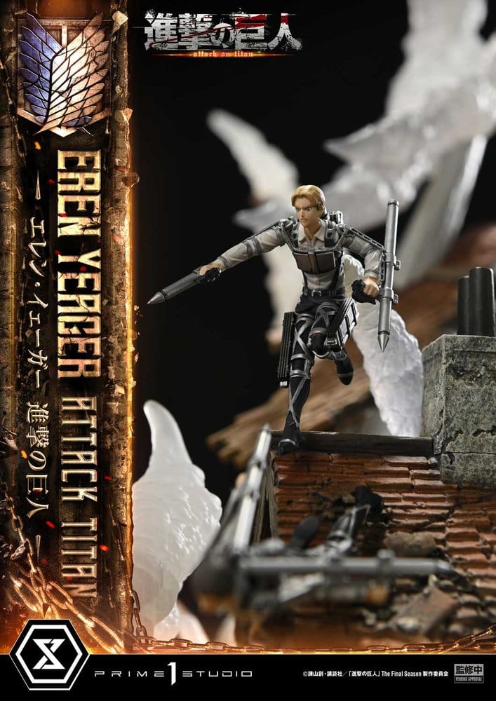 Attack on Titan (TV animation) Ultimate Diorama Masterline Statue Eren Yeager Attack Titan 81 cm - Preorder - ETA: 25.01.2028