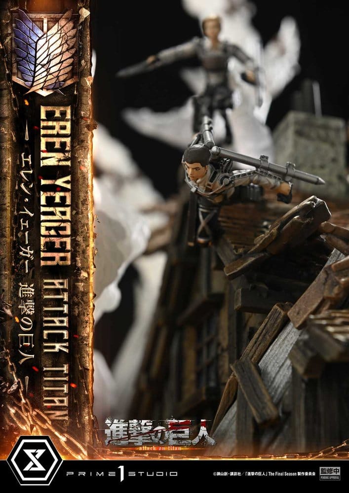 Attack on Titan (TV animation) Ultimate Diorama Masterline Statue Eren Yeager Attack Titan 81 cm - Preorder - ETA: 25.01.2028
