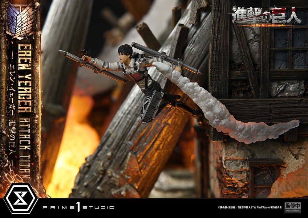 Attack on Titan (TV animation) Ultimate Diorama Masterline Statue Eren Yeager Attack Titan 81 cm - Preorder - ETA: 25.01.2028