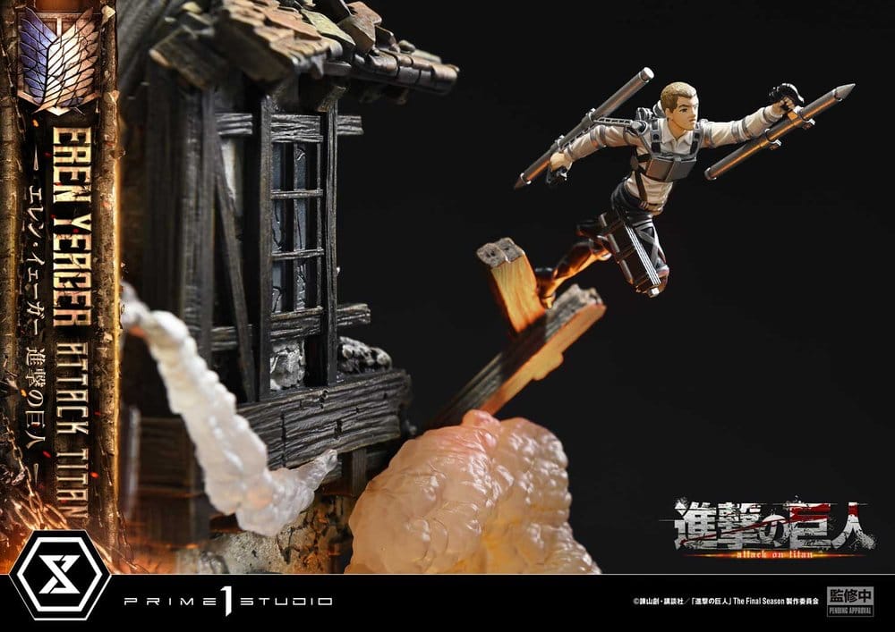 Attack on Titan (TV animation) Ultimate Diorama Masterline Statue Eren Yeager Attack Titan 81 cm - Preorder - ETA: 25.01.2028
