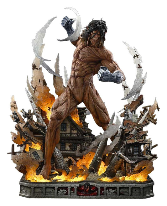 Attack on Titan (TV animation) Ultimate Diorama Masterline Statue Eren Yeager Attack Titan Bonus Version 81 cm - Preorder - ETA: 25.01.2028