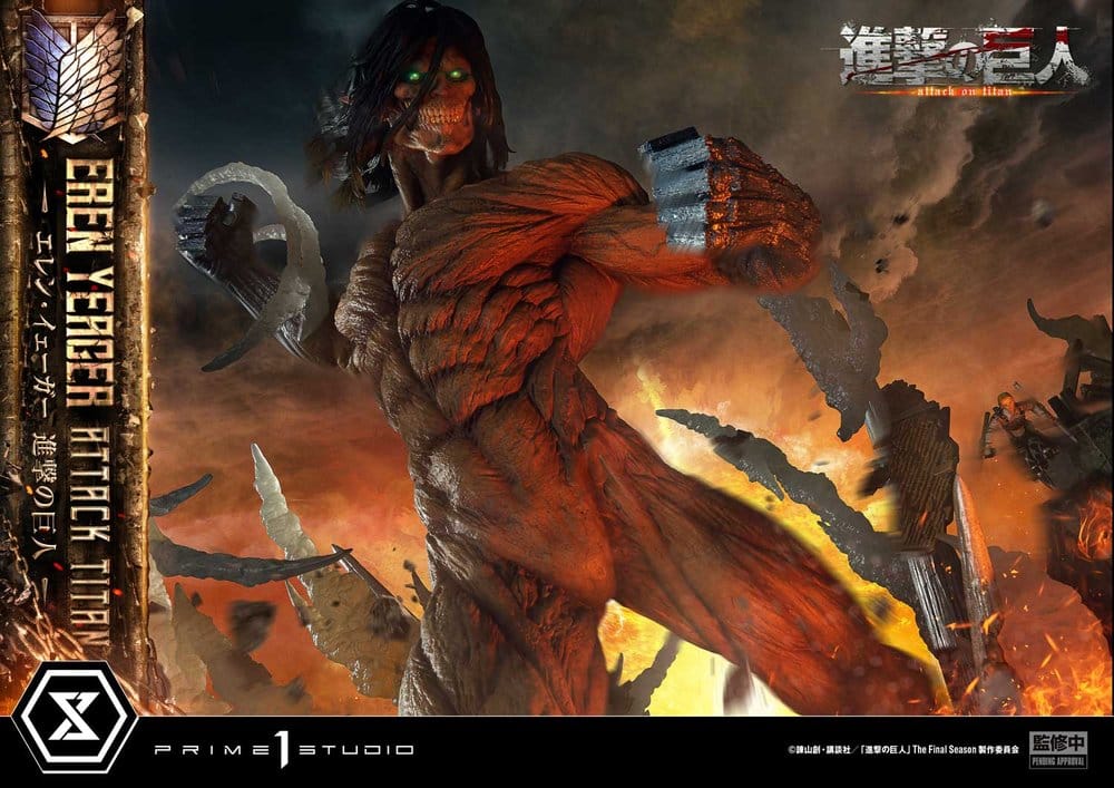 Attack on Titan (TV animation) Ultimate Diorama Masterline Statue Eren Yeager Attack Titan Bonus Version 81 cm - Preorder - ETA: 25.01.2028