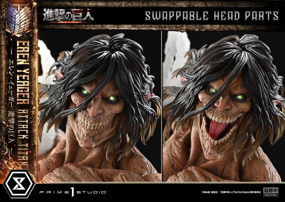 Attack on Titan (TV animation) Ultimate Diorama Masterline Statue Eren Yeager Attack Titan Bonus Version 81 cm - Preorder - ETA: 25.01.2028