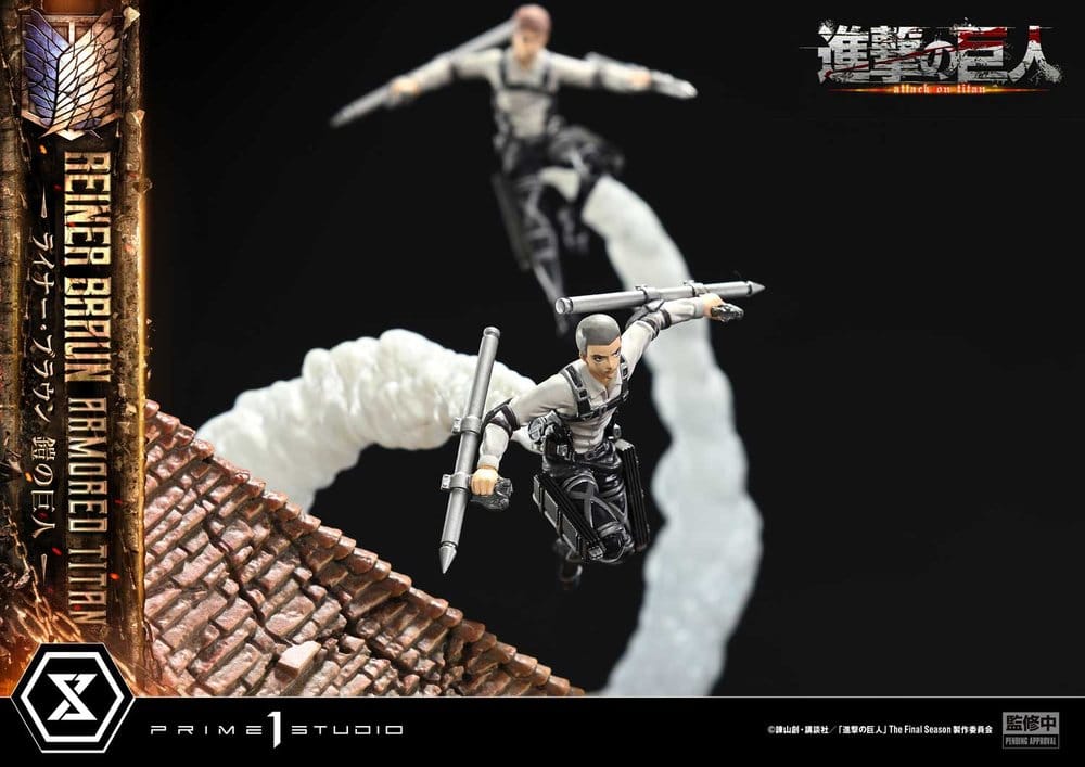 Attack on Titan (TV animation) Ultimate Diorama Masterline Statue Reiner Braun Armored Titan 75 cm - Preorder - ETA: 25.02.2028
