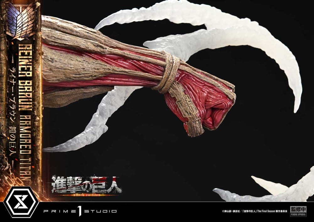 Attack on Titan (TV animation) Ultimate Diorama Masterline Statue Reiner Braun Armored Titan 75 cm - Preorder - ETA: 25.02.2028