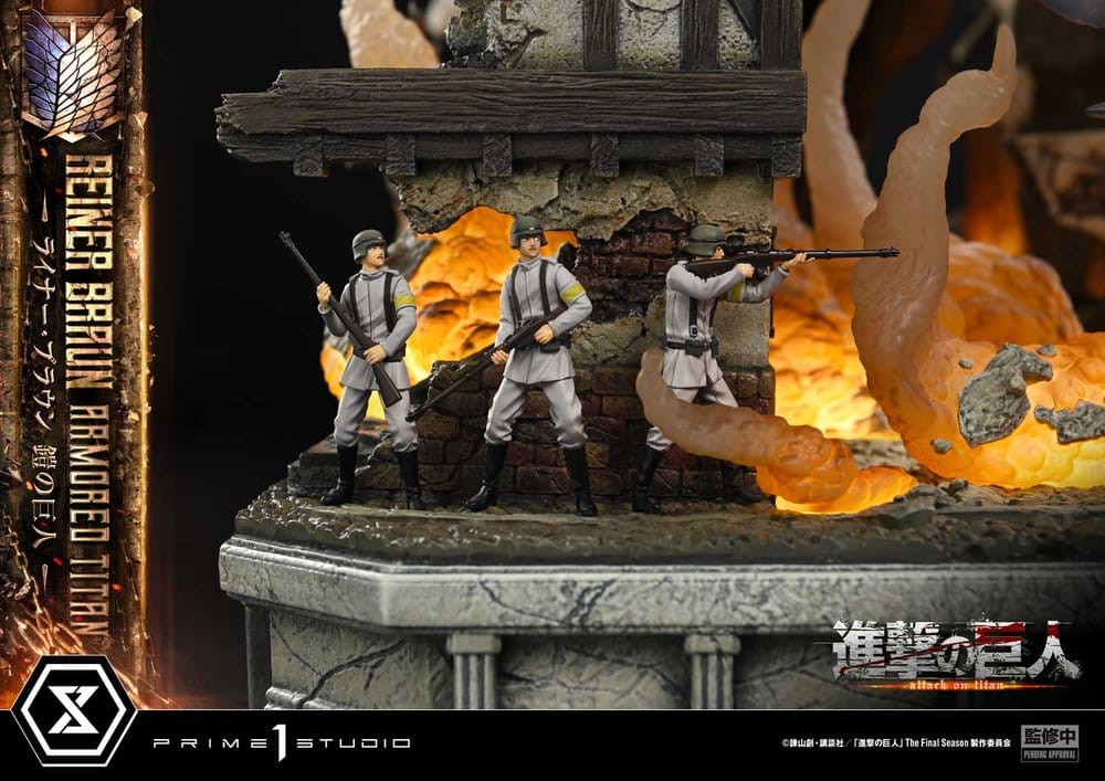 Attack on Titan (TV animation) Ultimate Diorama Masterline Statue Reiner Braun Armored Titan 75 cm - Preorder - ETA: 25.02.2028