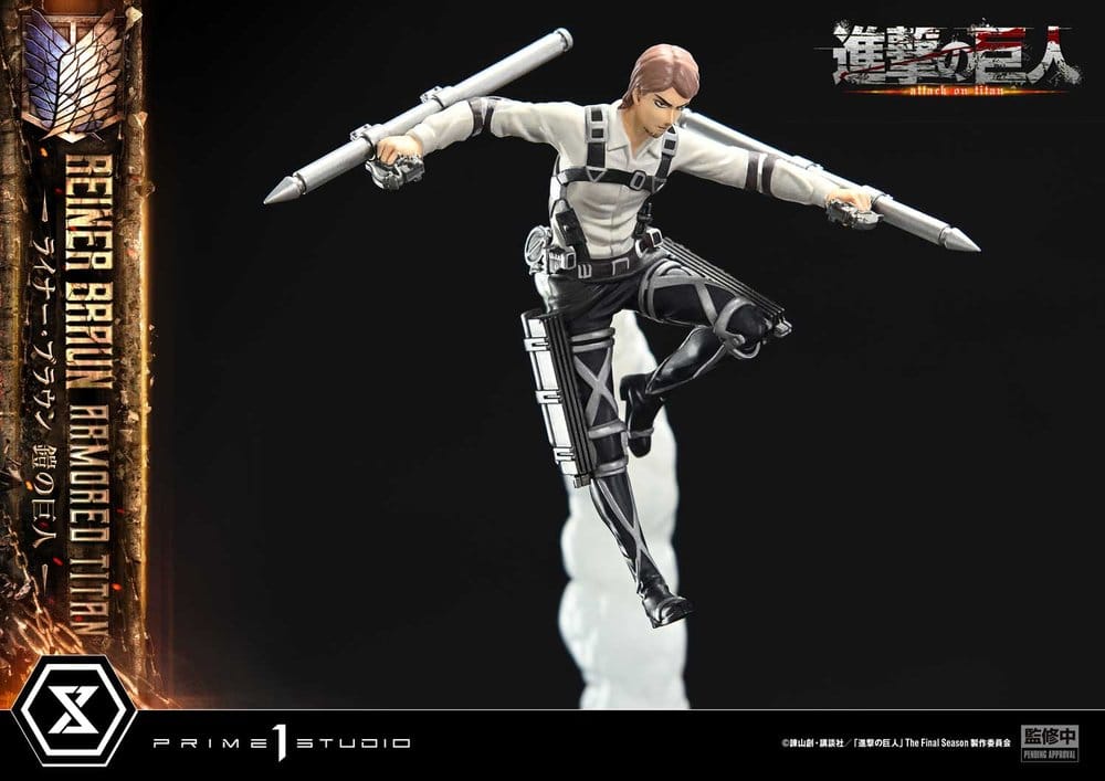 Attack on Titan (TV animation) Ultimate Diorama Masterline Statue Reiner Braun Armored Titan 75 cm - Preorder - ETA: 25.02.2028