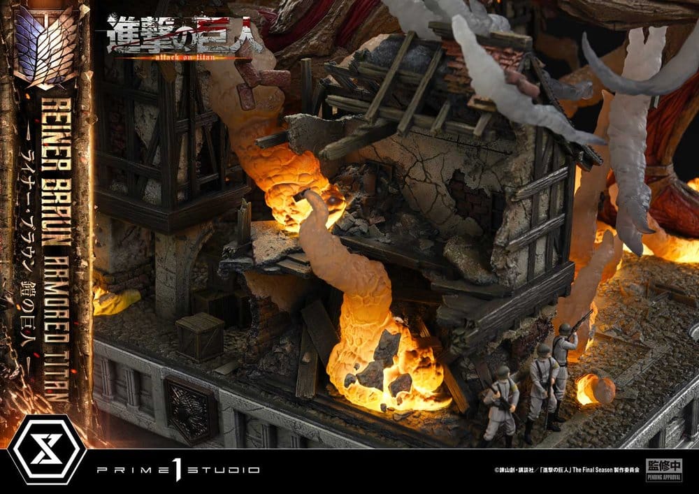 Attack on Titan (TV animation) Ultimate Diorama Masterline Statue Reiner Braun Armored Titan 75 cm - Preorder - ETA: 25.02.2028