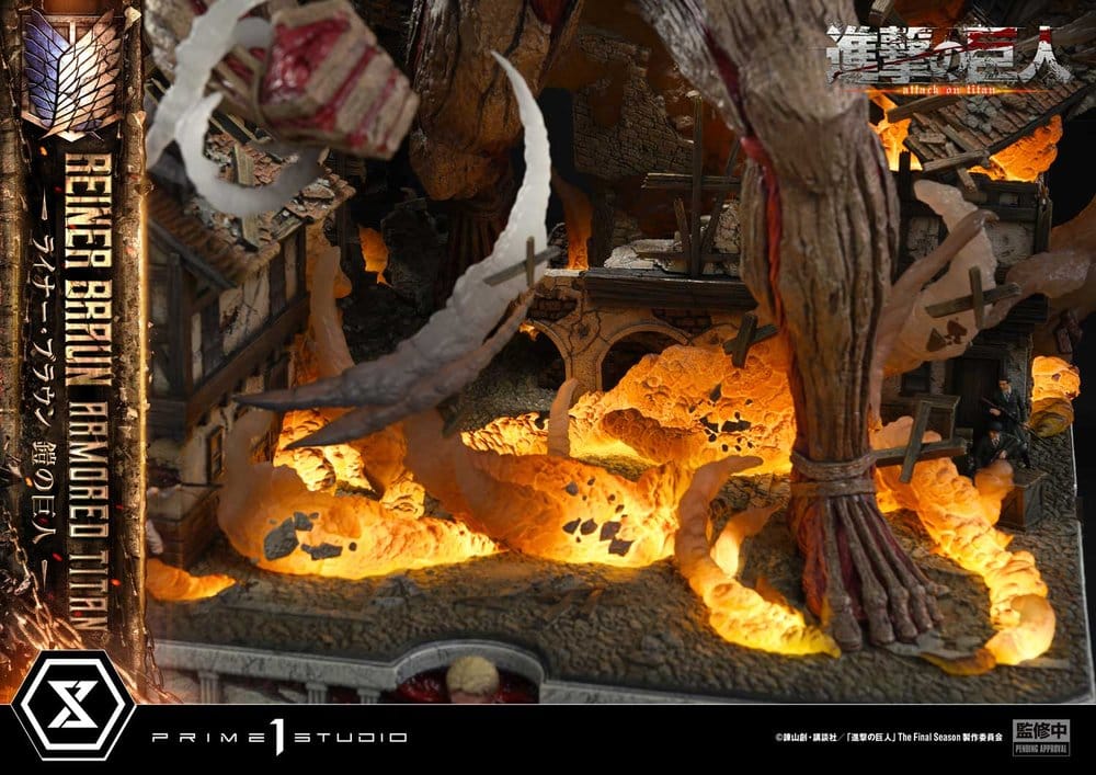 Attack on Titan (TV animation) Ultimate Diorama Masterline Statue Reiner Braun Armored Titan 75 cm - Preorder - ETA: 25.02.2028