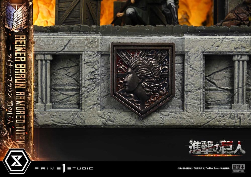 Attack on Titan (TV animation) Ultimate Diorama Masterline Statue Reiner Braun Armored Titan 75 cm - Preorder - ETA: 25.02.2028