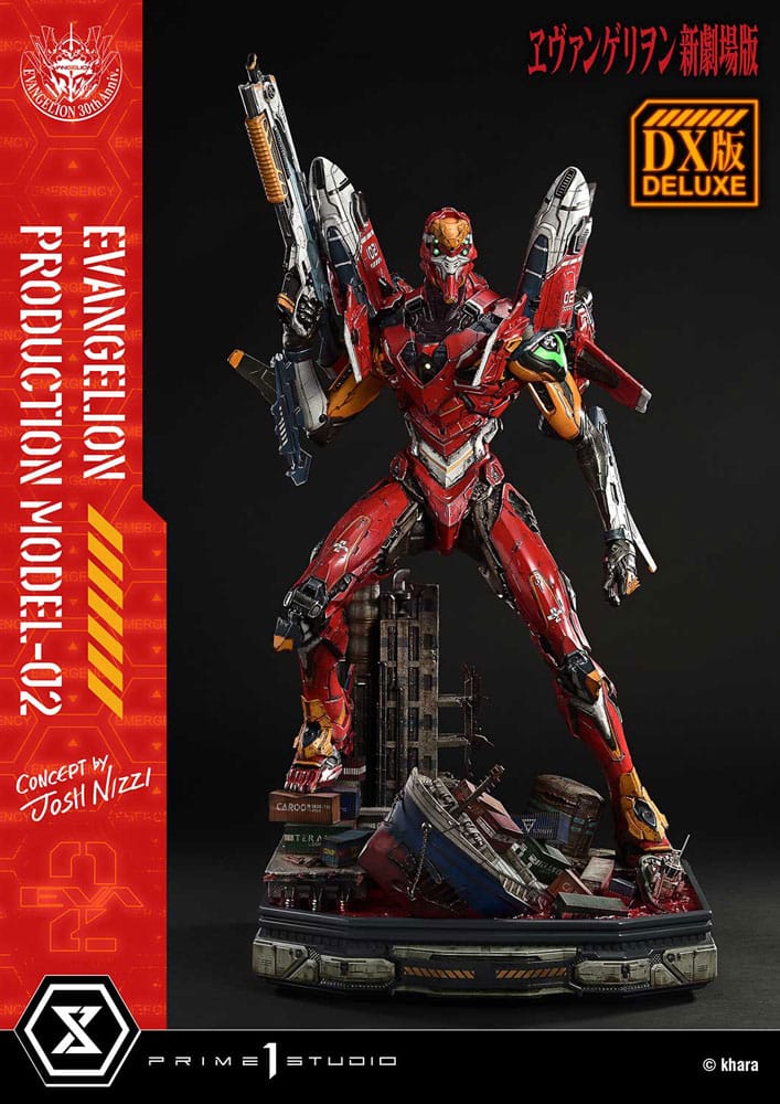 Rebuild of Evangelion Ultimate Diorama Masterline Series Statue Evangelion Production Model-02 (Concept By Josh Nizzi) Deluxe Version 73 cm - Preorder - ETA: 25.03.2027