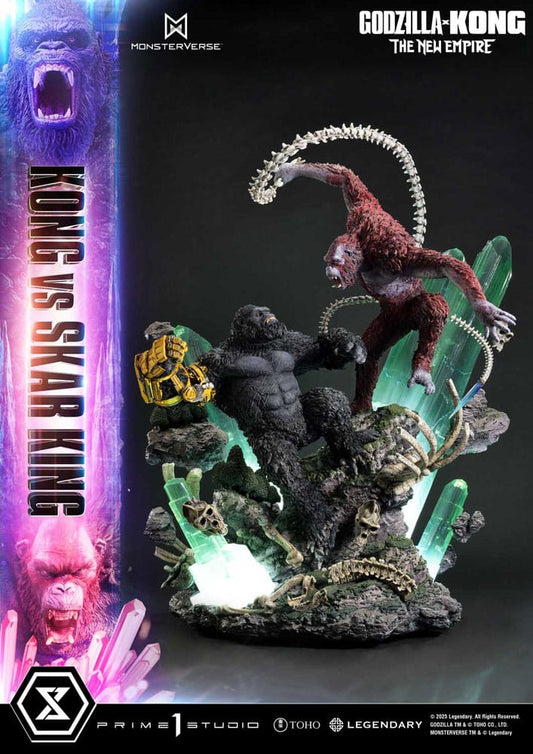 Godzilla x Kong: The New Empire Ultimate Diorama Masterline Series Statue Kong vs Skar King Bonus Version 104 cm - Preorder - ETA: 25.01.2027
