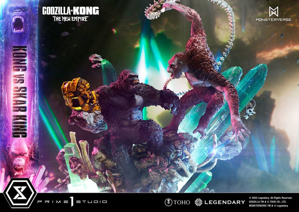 Godzilla x Kong: The New Empire Ultimate Diorama Masterline Series Statue Kong vs Skar King Bonus Version 104 cm - Preorder - ETA: 25.01.2027