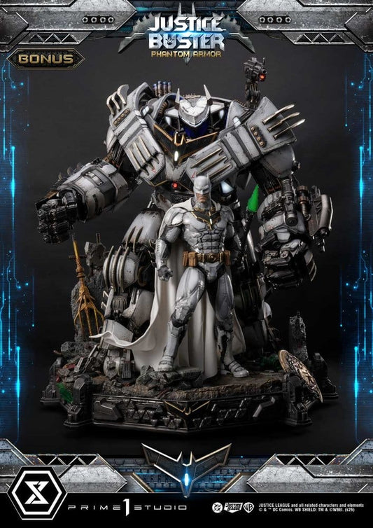 DC Comics Ultimate Museum Masterline Statue Justice Buster: Phantom Armor (Design By Josh Nizzi) Ultimate Bonus Version 88 cm - Preorder - ETA: 25.07.2028