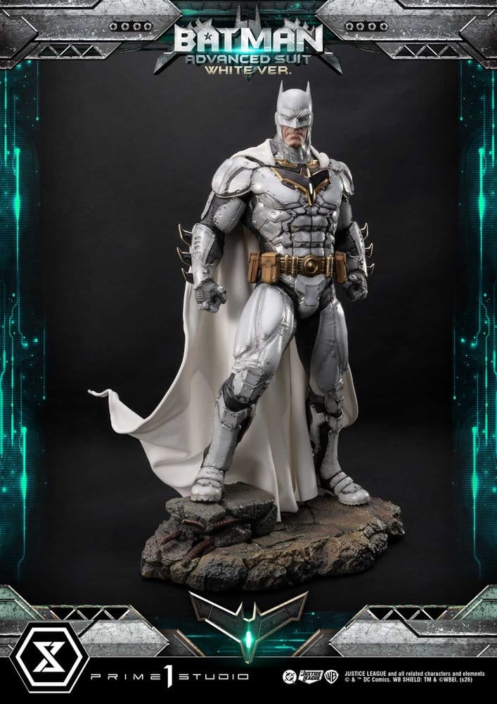 DC Comics Ultimate Museum Masterline Statue Batman Advanced Suit White Version (Design By Josh Nizzi) 51 cm - Preorder - ETA: 25.07.2028
