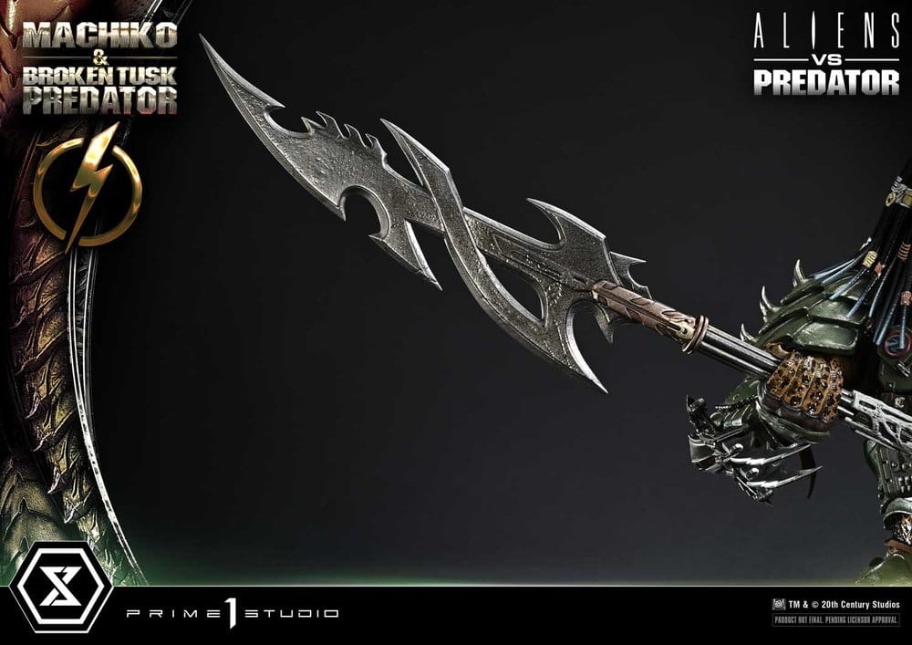 Aliens vs. Predator (Comic) Ultimate Premium Masterline Statue 1/4 Machiko & Broken Tusk Predator 79 cm - Preorder - ETA: 25.04.2028