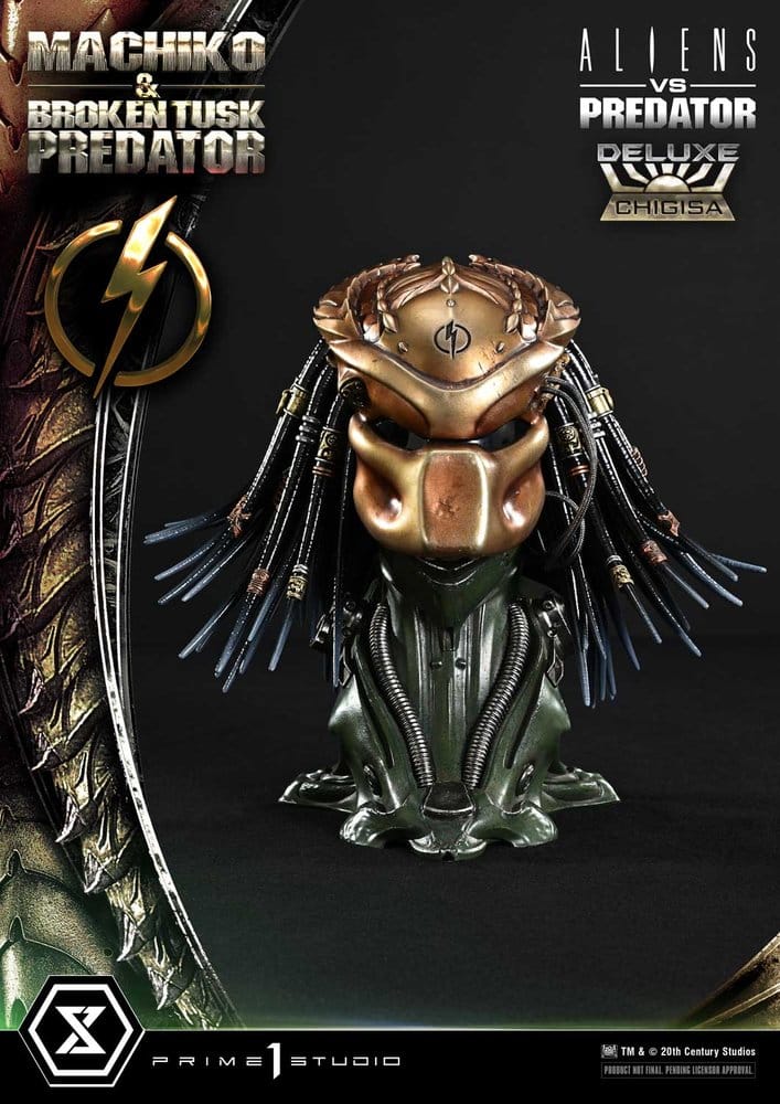Aliens vs. Predator (Comic) Ultimate Premium Masterline Statue 1/4 Machiko & Broken Tusk Predator Deluxe Version 84 cm - Preorder - ETA: 25.04.2028