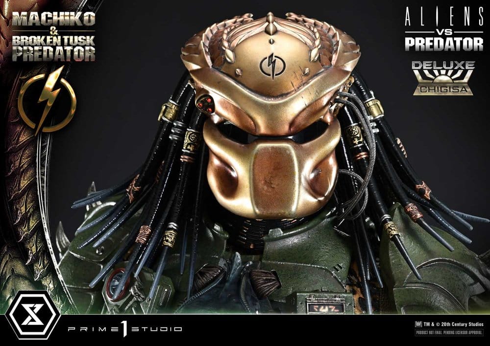 Aliens vs. Predator (Comic) Ultimate Premium Masterline Statue 1/4 Machiko & Broken Tusk Predator Deluxe Version 84 cm - Preorder - ETA: 25.04.2028