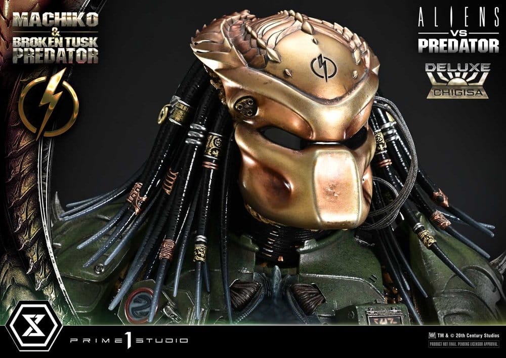 Aliens vs. Predator (Comic) Ultimate Premium Masterline Statue 1/4 Machiko & Broken Tusk Predator Deluxe Version 84 cm - Preorder - ETA: 25.04.2028