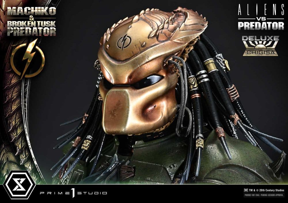 Aliens vs. Predator (Comic) Ultimate Premium Masterline Statue 1/4 Machiko & Broken Tusk Predator Deluxe Version 84 cm - Preorder - ETA: 25.04.2028