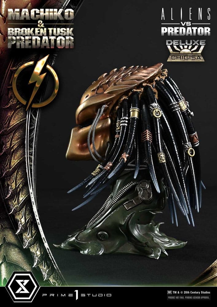 Aliens vs. Predator (Comic) Ultimate Premium Masterline Statue 1/4 Machiko & Broken Tusk Predator Deluxe Version 84 cm - Preorder - ETA: 25.04.2028