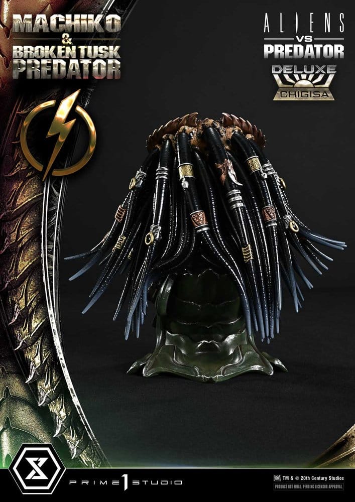 Aliens vs. Predator (Comic) Ultimate Premium Masterline Statue 1/4 Machiko & Broken Tusk Predator Deluxe Version 84 cm - Preorder - ETA: 25.04.2028