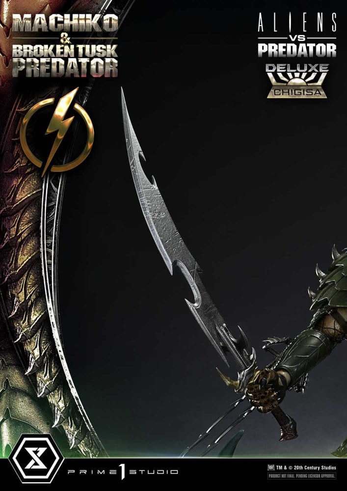 Aliens vs. Predator (Comic) Ultimate Premium Masterline Statue 1/4 Machiko & Broken Tusk Predator Deluxe Version 84 cm - Preorder - ETA: 25.04.2028