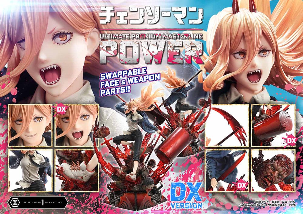 Chainsaw Man Ultimate Premium Masterline Series Statue 1/4 Power Deluxe Bonus Version 66 cm - Versand: 7 Tage nach Bestellung