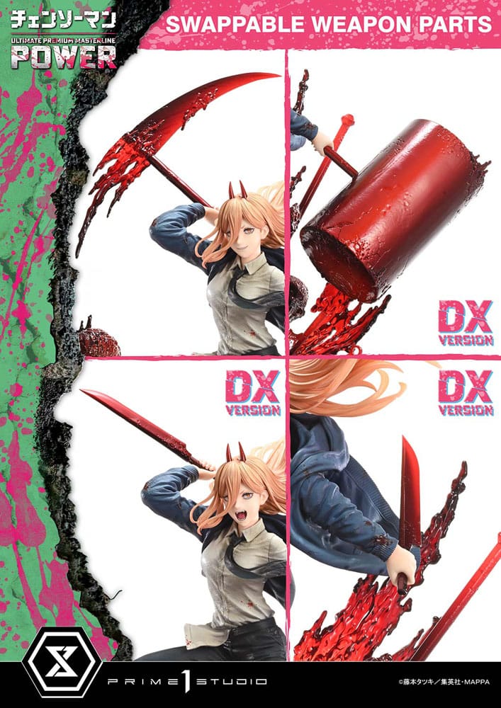 Chainsaw Man Ultimate Premium Masterline Series Statue 1/4 Power Deluxe Bonus Version 66 cm - Versand: 7 Tage nach Bestellung