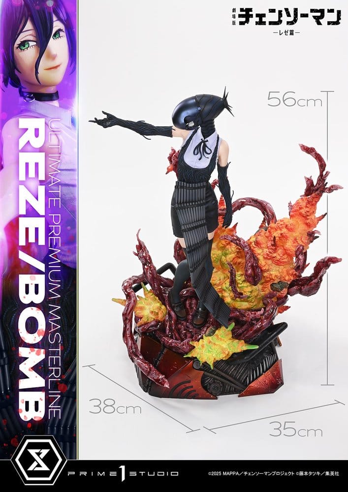 Chainsaw Man Ultimate Premium Masterline Series Statue 1/4 REZE/BOMB Deluxe Version 56 cm - Preorder - ETA: 25.07.2028