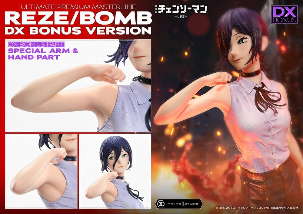 Chainsaw Man Ultimate Premium Masterline Series Statue 1/4 The Movie: Reze Arc REZE/BOMB DX Bonus Version 56 cm - Preorder - ETA: 25.07.2028