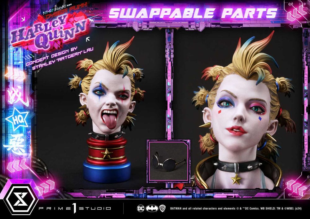 Batman Ultimate Premium Masterline Series Statue Cyberpunk Harley Quinn 60 cm - Preorder - ETA: 20.07.2026