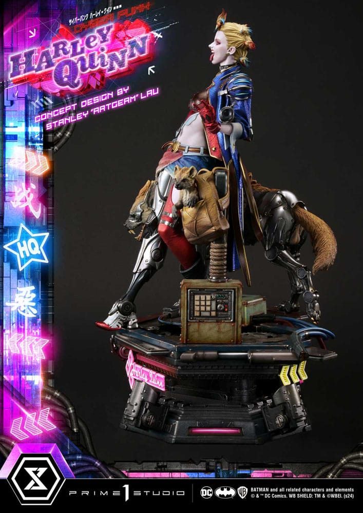 Batman Ultimate Premium Masterline Series Statue Cyberpunk Harley Quinn 60 cm - Preorder - ETA: 20.07.2026