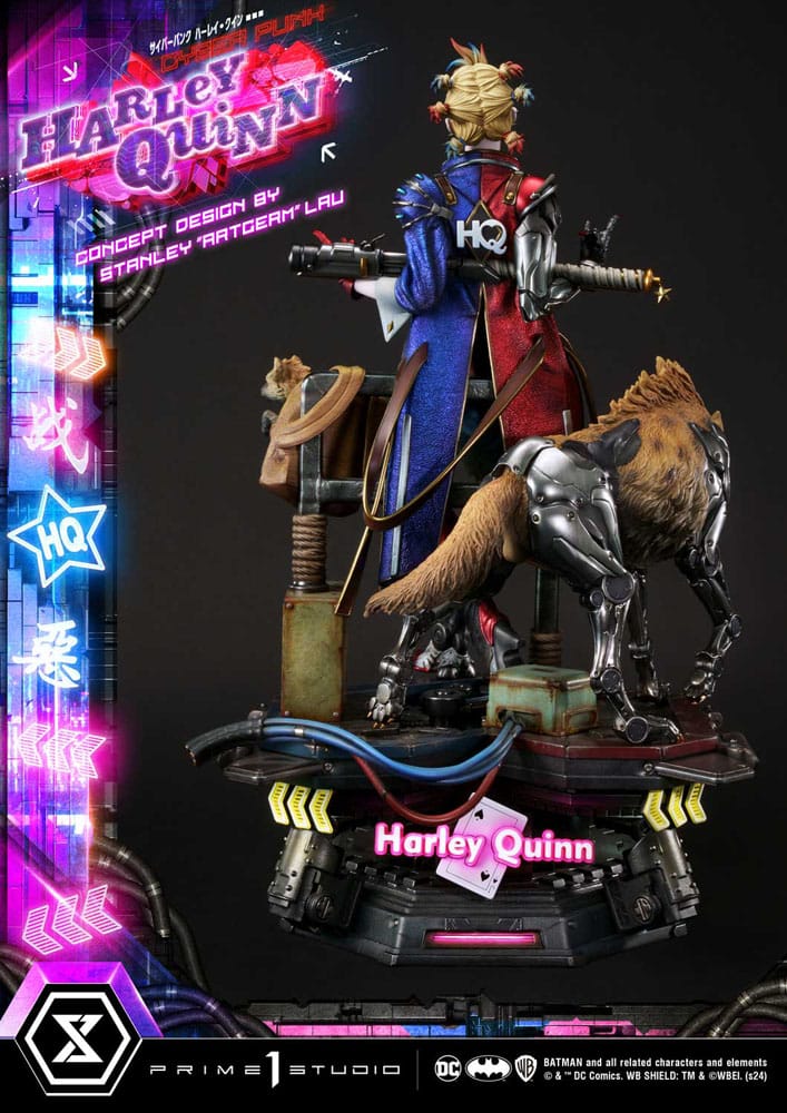 Batman Ultimate Premium Masterline Series Statue Cyberpunk Harley Quinn 60 cm - Preorder - ETA: 20.07.2026