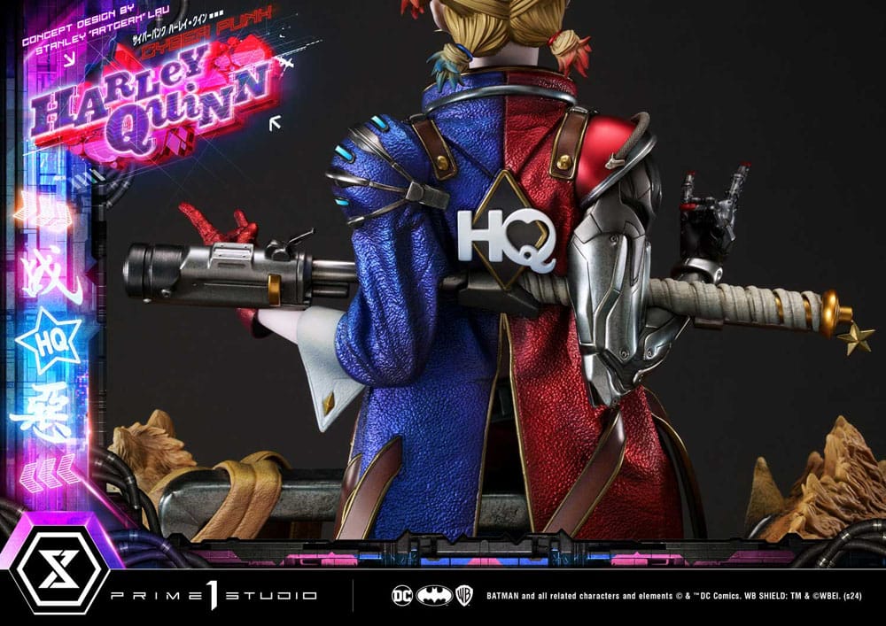 Batman Ultimate Premium Masterline Series Statue Cyberpunk Harley Quinn 60 cm - Preorder - ETA: 20.07.2026