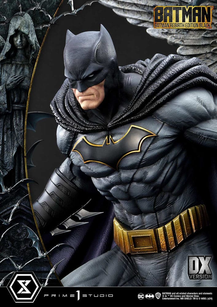 Batman Ultimate Premium Masterline Series Statue 1/4 Batman Rebirth Edition Black Deluxe Version 71 cm - Preorder - ETA: Ende 03.2026